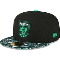 Men's New Era Black Austin FC Element Tech Pack 59FIFTY Fitted Hat