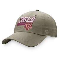 Men's Top of the World Khaki Texas A&M Aggies Slice Adjustable Hat