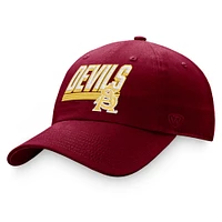 Men's Top of the World Maroon Arizona State Sun Devils Slice Adjustable Hat