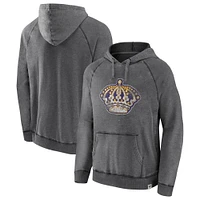 Men's Fanatics Charcoal Los Angeles Kings Special Edition 2.0 Weathered Pullover Hoodie