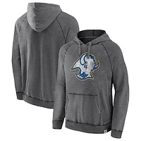 Men's Fanatics Charcoal Buffalo Sabres Special Edition 2.0 Weathered Pullover Hoodie