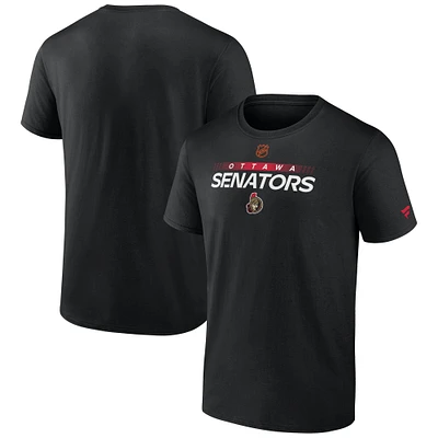 Men's Fanatics  Black Ottawa Senators Special Edition 2.0 Authentic Pro T-Shirt