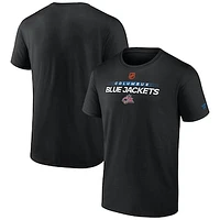 Men's Fanatics  Black Columbus Blue Jackets Special Edition 2.0 Authentic Pro T-Shirt