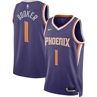 Unisex Nike Devin Booker Purple Phoenix Suns Swingman Player Jersey - Icon Edition