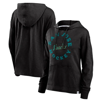 Women's Fanatics Black San Jose Sharks Special Edition 2.0 Lightweight Pullover Hoodie