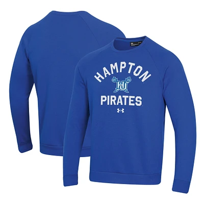 Men's Under Armour Royal Hampton Pirates All Day Fleece Pullover Sweatshirt