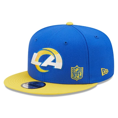 Men's New Era  Royal/Gold Los Angeles Rams  Flawless 9FIFTY Snapback Hat