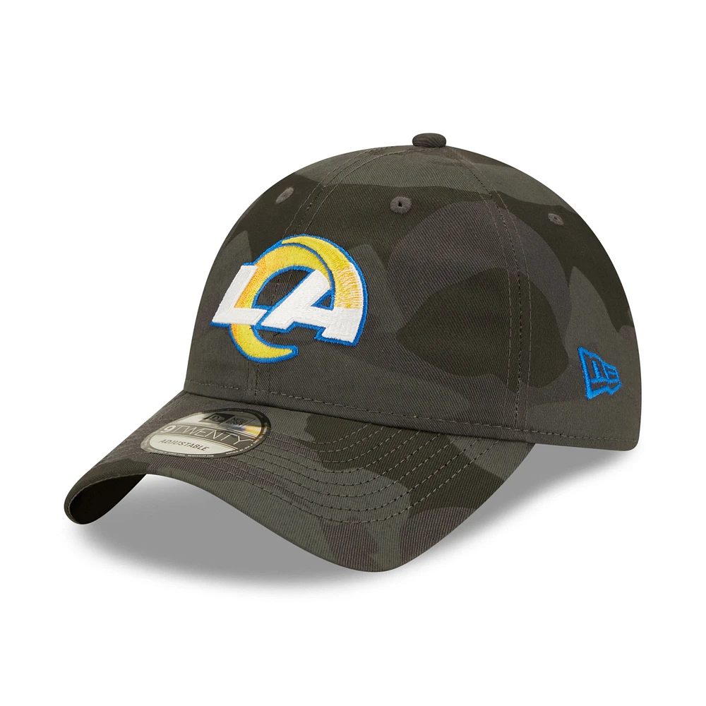 Men's New Era Camo Los Angeles Rams Core Classic 2.0 9TWENTY Adjustable Hat