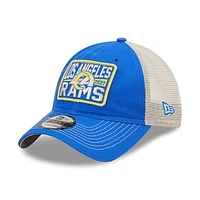 Men's New Era  Royal/Natural Los Angeles Rams  Devoted Trucker 9TWENTY Snapback Hat