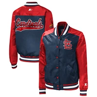 Women's Starter Navy St. Louis Cardinals The Legend Full-Snap Jacket