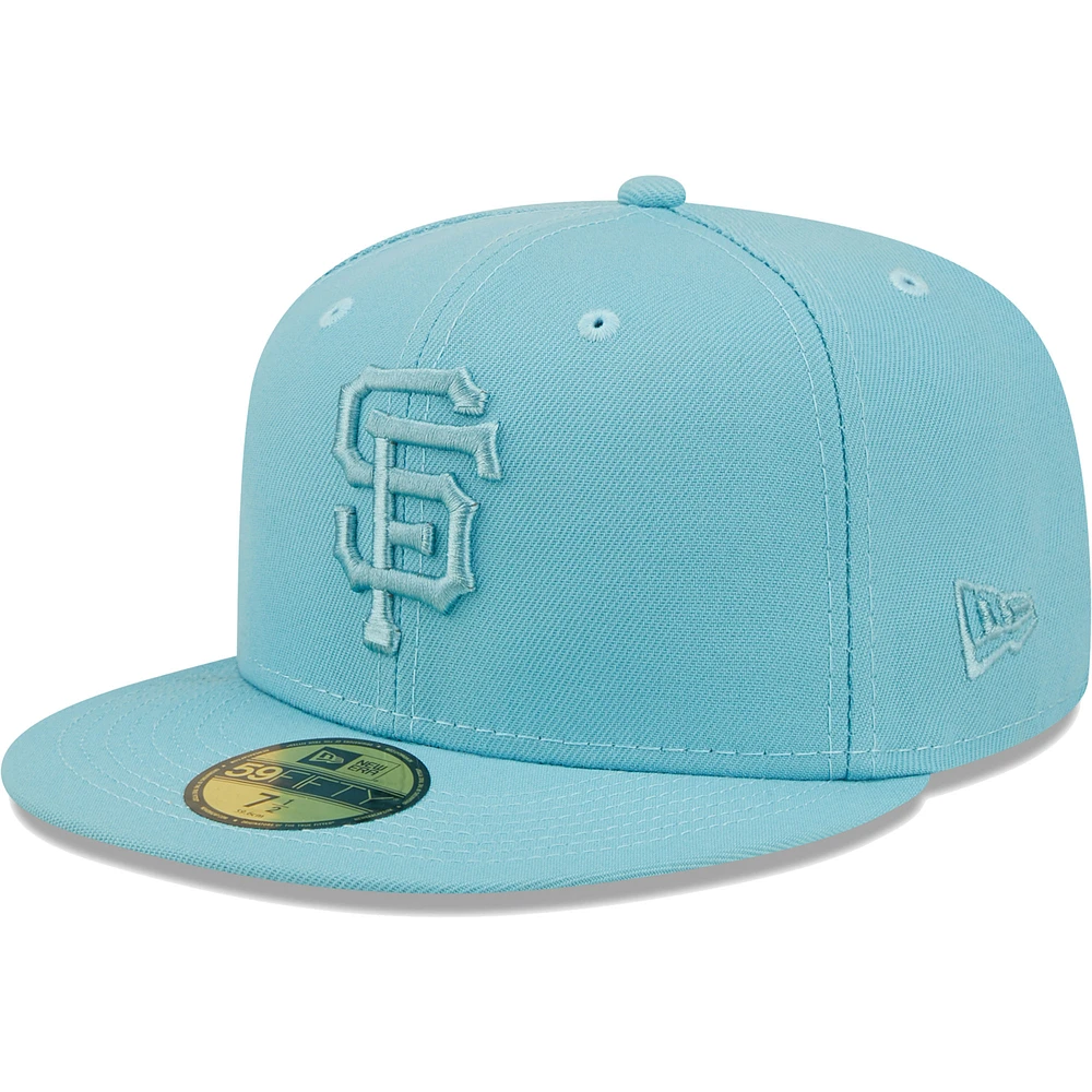 Men's New Era Light Blue San Francisco Giants Color Pack 59FIFTY Fitted Hat