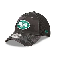 Men's New Era Camo/Black York Jets  Logo Neo 39THIRTY Flex Hat