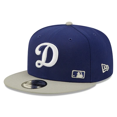 Men's New Era Royal/Gray Los Angeles Dodgers Flawless 9FIFTY Snapback Hat