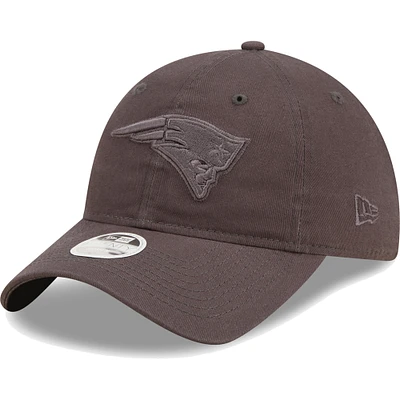 Women's  New Era Graphite New England Patriots Core Classic 2.0 Tonal 9TWENTY Adjustable Hat