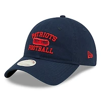 Women's New Era Navy New England Patriots Formed 9TWENTY Adjustable Hat