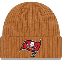 Men's New Era Brown Tampa Bay Buccaneers Core Classic Cuffed Knit Hat