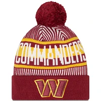 Men's New Era Burgundy Washington Commanders Striped