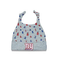 Infant New Era Heather Gray New York Giants Critter Cuffed Knit Hat