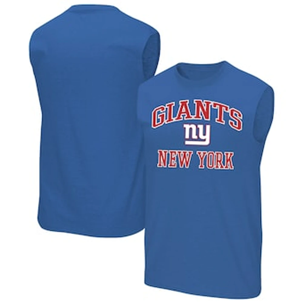 Men's Royal New York Giants Big & Tall Muscle Tank Top