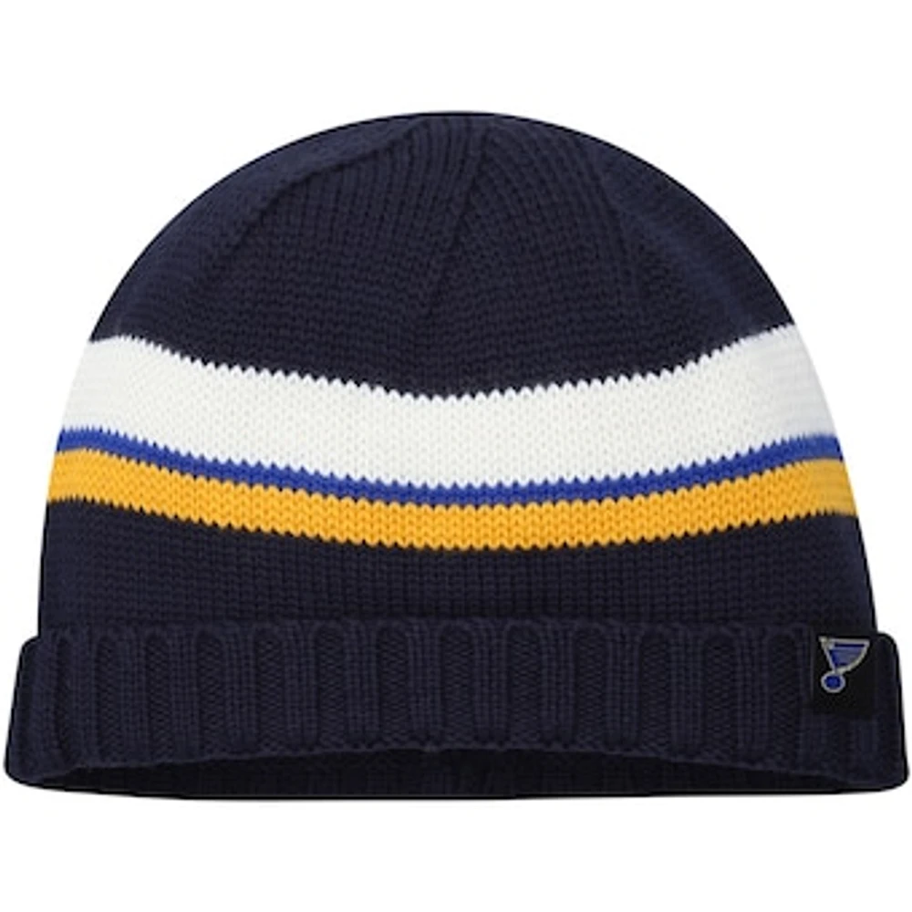 Men's adidas Navy St. Louis Blues Fisherman Beanie