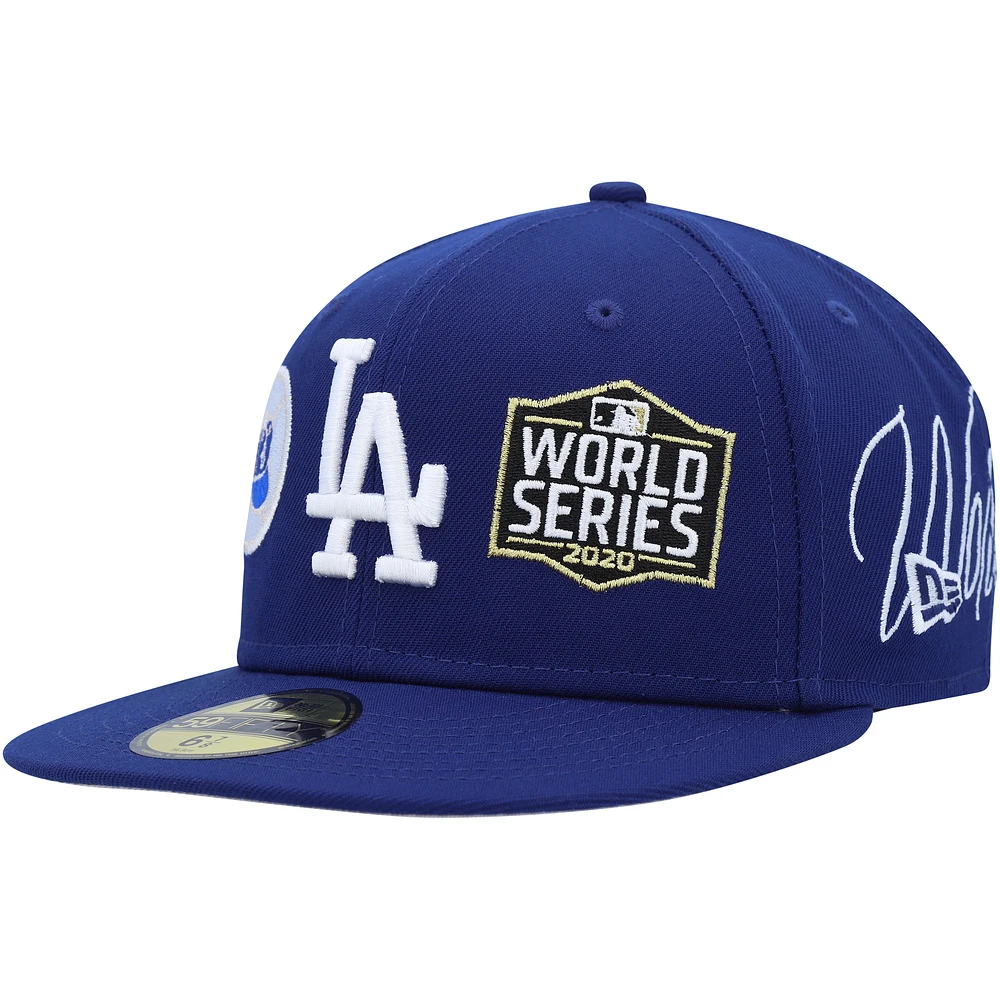 Men's New Era Royal Los Angeles Dodgers Historic World Series Champions 59FIFTY Fitted Hat