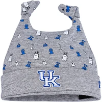 Newborn & Infant New Era Heather Gray Kentucky Wildcats Critter Cuffed Knit Hat