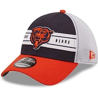 Men's New Era Navy/Orange Chicago Bears Team Banded 39THIRTY - Flex Hat