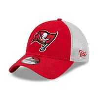 Men's New Era Red Tampa Bay Buccaneers Loyal 9TWENTY Snapback - Trucker Hat