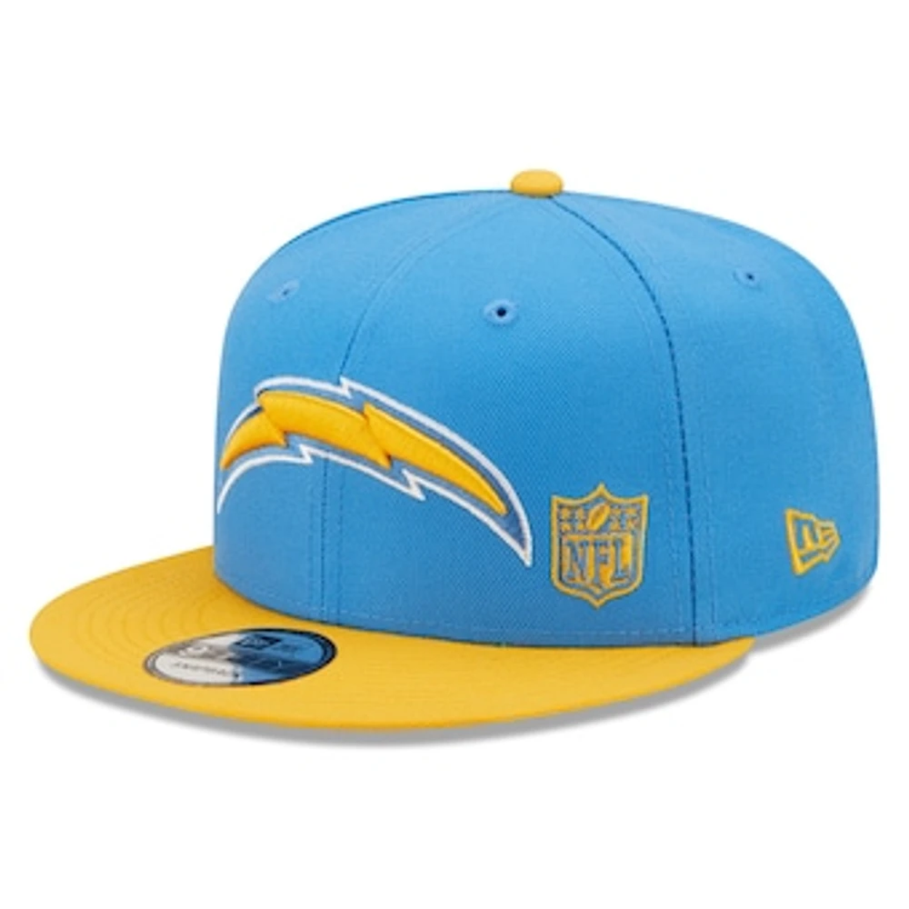 Men's New Era Powder Blue/Gold Los Angeles Chargers Flawless - 9FIFTY Snapback Hat