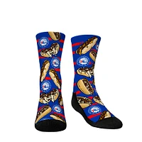 Youth Rock Em Socks Philadelphia 76ers Philly Cheesesteak Crew Socks