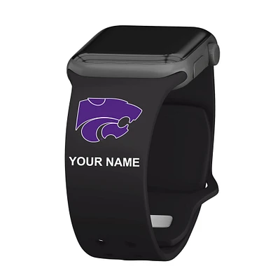 Kansas State Wildcats Personalized Silicone Apple Watch Band
