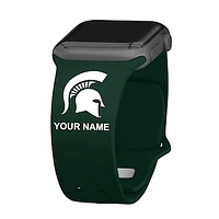 Michigan State Spartans Personalized Silicone Apple Watch Band