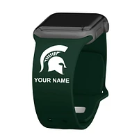 Michigan State Spartans Personalized Silicone Apple Watch Band