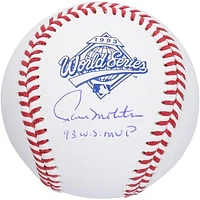 Paul Molitor Toronto Blue Jays Autographed 1993 World Series Logo Baseball with "93 WS MVP" Inscription