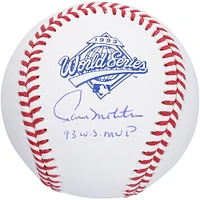 Paul Molitor Toronto Blue Jays Autographed 1993 World Series Logo Baseball with "93 WS MVP" Inscription