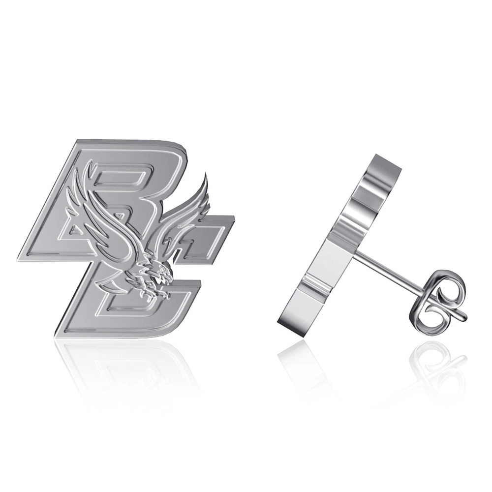 Dayna Designs Boston College Eagles Team Logo Silver Post Earrings