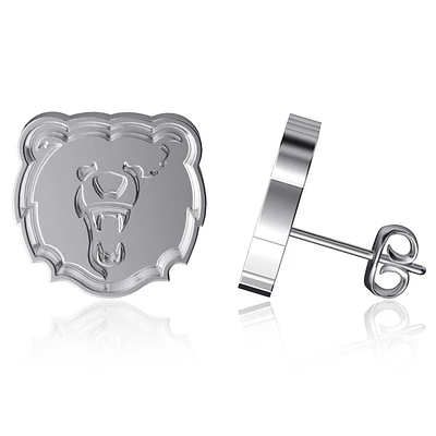 Dayna Designs Morgan State Bears Team Logo Silver Post Earrings