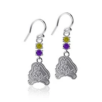 Dayna Designs ECU Pirates Dangle Crystal Earrings