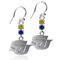 Dayna Designs Southern University Jaguars Dangle Crystal Earrings