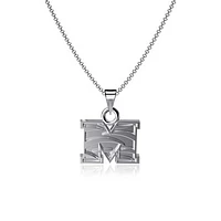 Dayna Designs Morehouse Maroon Tigers Silver Small Pendant Necklace