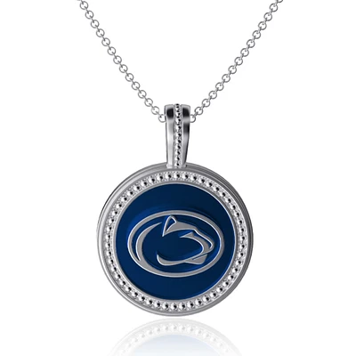 Women's Dayna Designs Penn State Nittany Lions Enamel Silver Coin Necklace