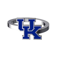 Dayna Designs Kentucky Wildcats Bypass Enamel Silver Ring