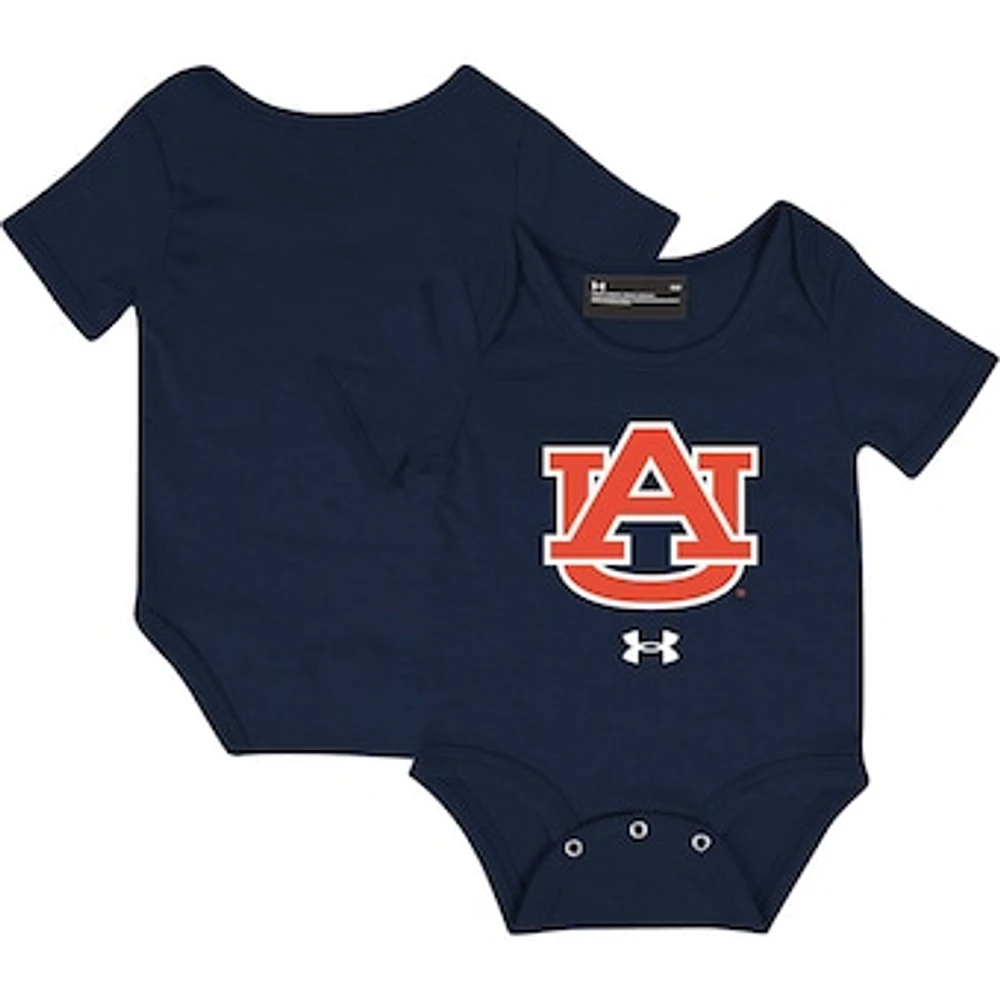 Infant Under Armour Navy Auburn Tigers Logo Bodysuit