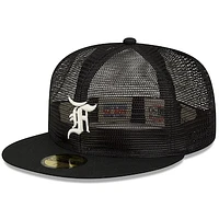 Men's New Era x Fear of God  Black Mesh 59FIFTY Fitted Hat