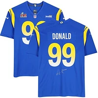 Fanatics Authentic Aaron Donald Los Angeles Rams Super Bowl LVI Champions Autographed Nike Game Jersey