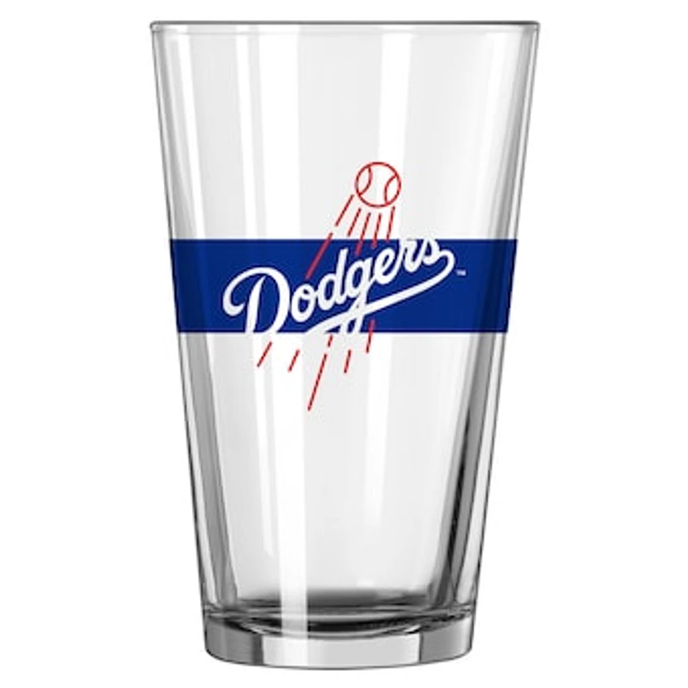 Los Angeles Dodgers 16oz. Stripe Pint Glass