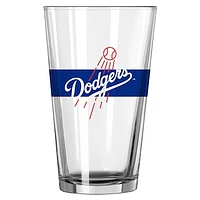 Los Angeles Dodgers 16oz. Stripe Pint Glass