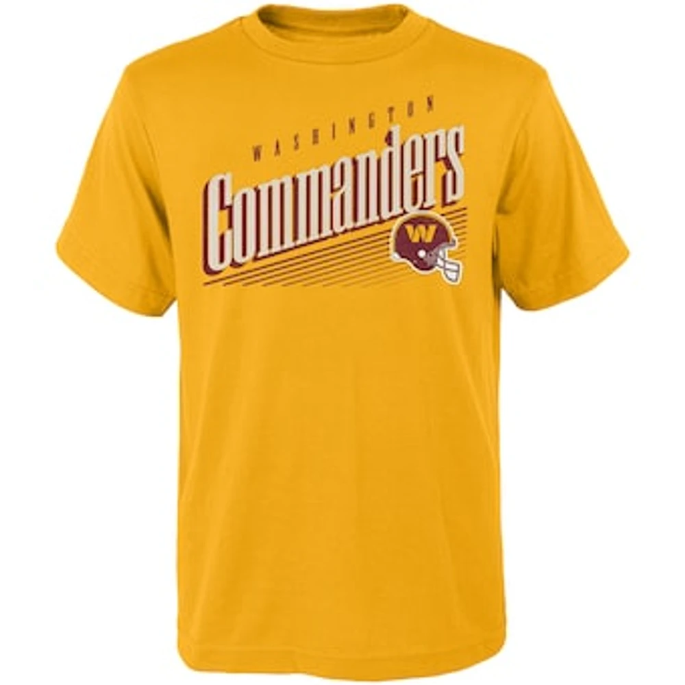 Youth Gold Washington Commanders Winning Streak T-Shirt