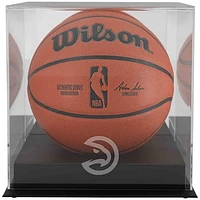 Atlanta Hawks Blackbase Logo Basketball Display Case