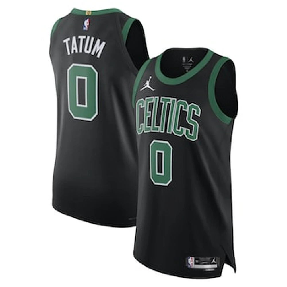 Men's Jordan Brand Jayson Tatum Black Boston Celtics Authentic Player Jersey - Statement Edition